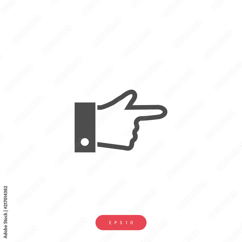 Finger, hand Vector İcon, Eps10 Finger, hand Vector İcon, Eps10