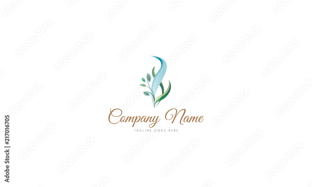 Green life vector logo Green life vector logo