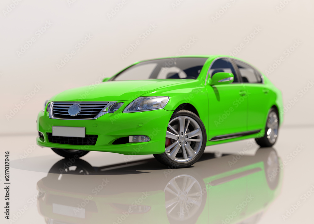 Obraz premium 5420658 Modern Generic Sedan Car
