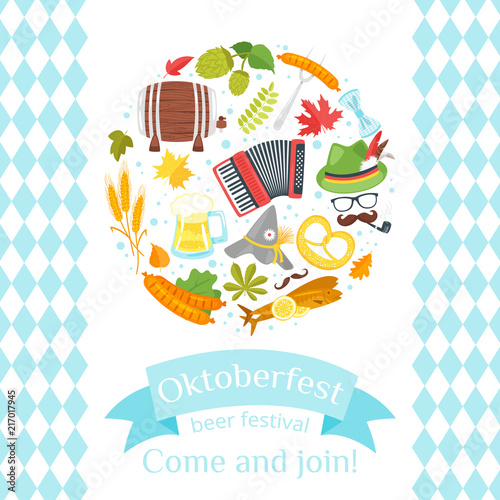 Octoberfest greeting card