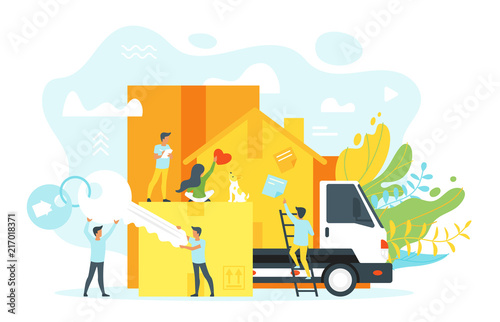 concept for moving home 