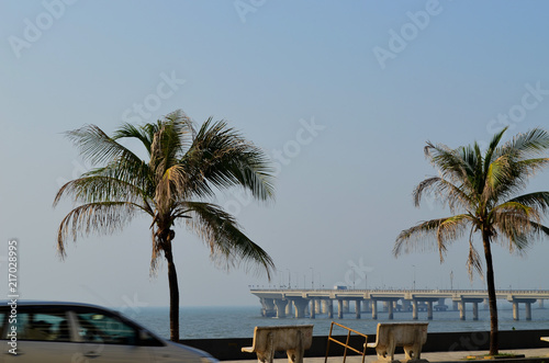 Mumbai city coastline 