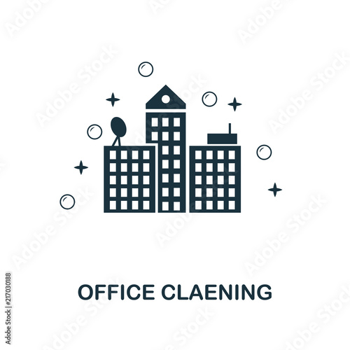 Office Cleaning icon. Line style icon design from cleaning icon collection. UI. Illustration of office cleaning icon. Pictogram isolated on white. Ready to use in web design, apps, software, print.