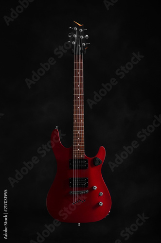 electric guitar on a dark background