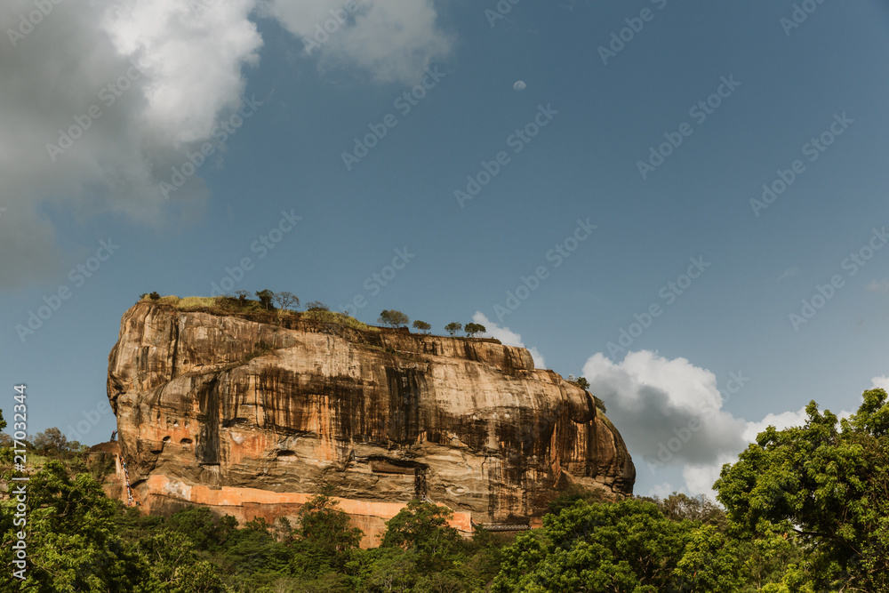 Beautiful view of Lion Rock Sigiriya, Sri Lanka