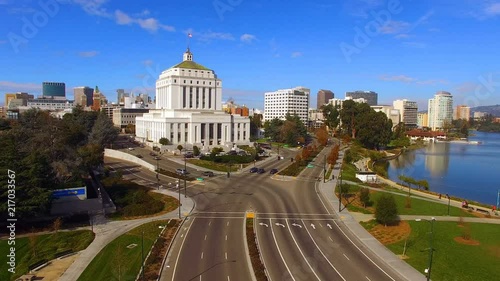 Oakland California Downtown City Skyline Lake Merritt San Francisco