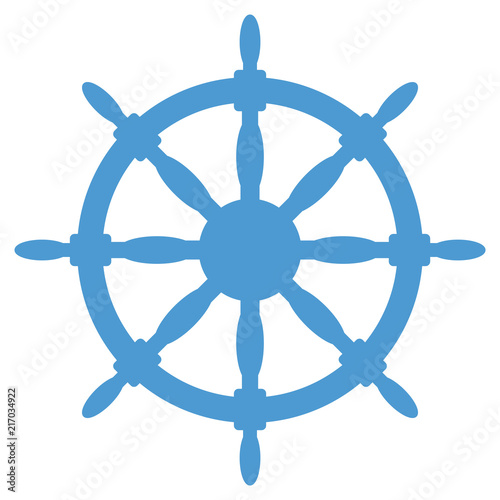 Steering wheel silhouette illustration