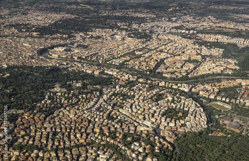 Aerial view of Rome 