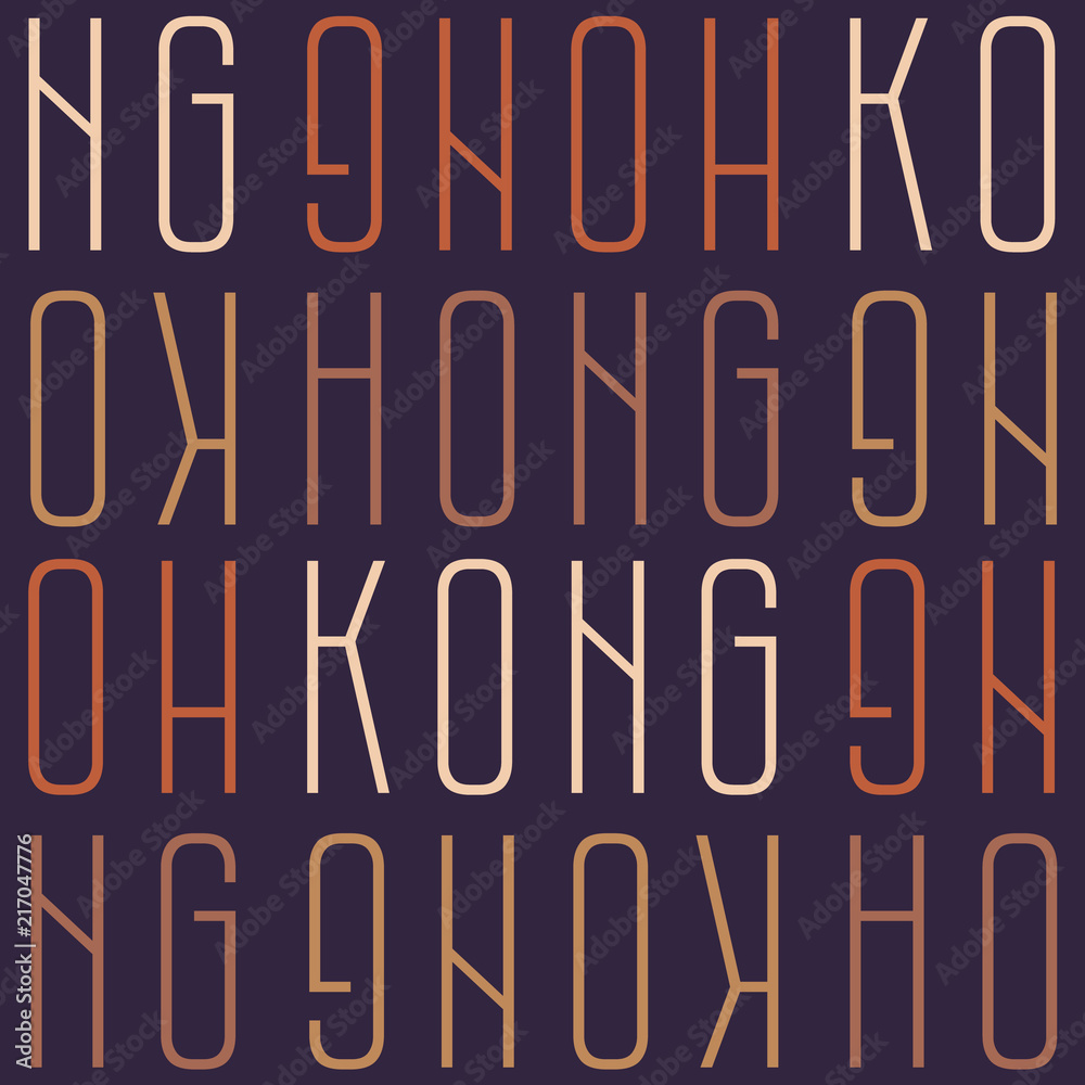 Hong Kong, China seamless pattern Hong Kong, China seamless pattern