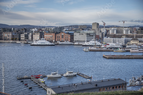 The port in the city of Oslo. © Aliaksei