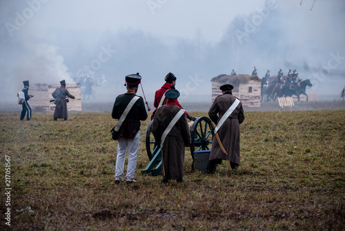Reconstruction of the battle of the war of 1812