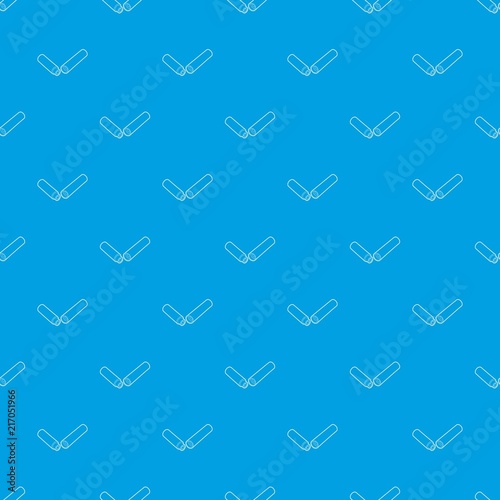 Electronic cigarette parts pattern vector seamless blue repeat for any use