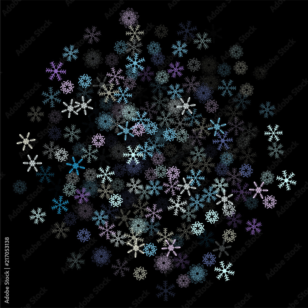Falling down snow confetti, snowflake vector border. Festive winter, Christmas, New Year sale background. Cold weather, winter storm, scatter texture. Hipster snowfall falling snowflakes cool confetti Falling down snow confetti, snowflake vector border. Festive winter, Christmas, New Year sale background. Cold weather, winter storm, scatter texture. Hipster snowfall falling snowflakes cool confetti