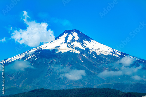 Volcán Villarrica Región Araucanía sur de Chile