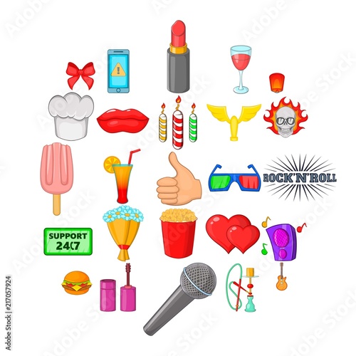 Fare icons set. Cartoon set of 25 fare vector icons for web isolated on white background
