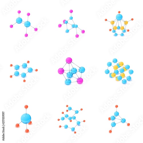 Micro connection icons set. Cartoon set of 9 micro connection vector icons for web isolated on white background