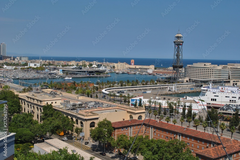 Port w Barcelonie