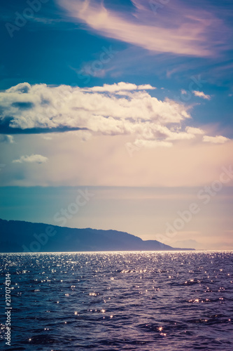Landscape of Kachemak Bay near Homer, Alaska