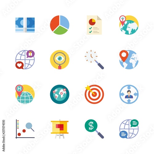 marketing icons set. finance, play, sport and shape graphic works