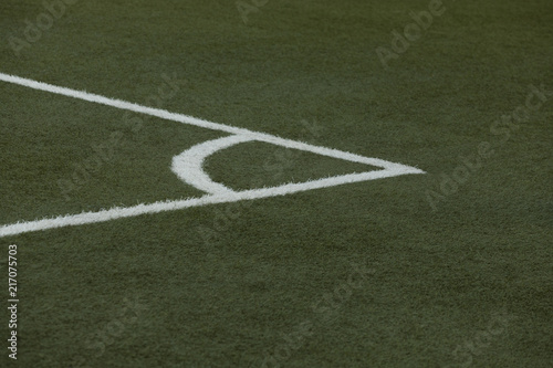 Soccer pitch corner