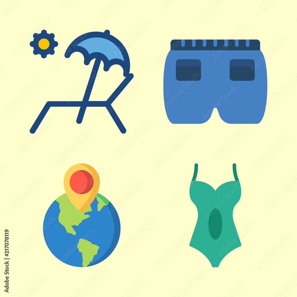 beach icons set. cityscape, landscape, honeymoon and beach graphic works beach icons set. cityscape, landscape, honeymoon and beach graphic works
