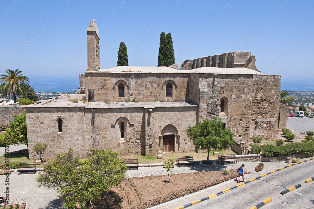 Bellapais Abbey or Bella pais monastery from 13th century in Kyrenia Northern Cyprus