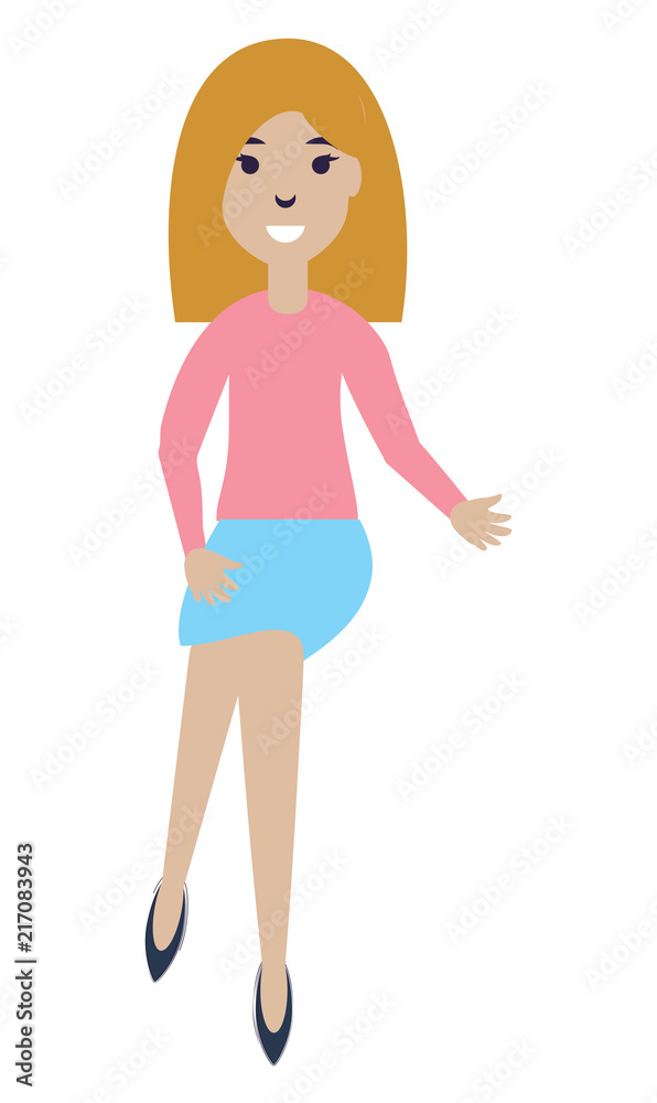 cartoon designer woman icon over white background, vector illustration cartoon designer woman icon over white background, vector illustration