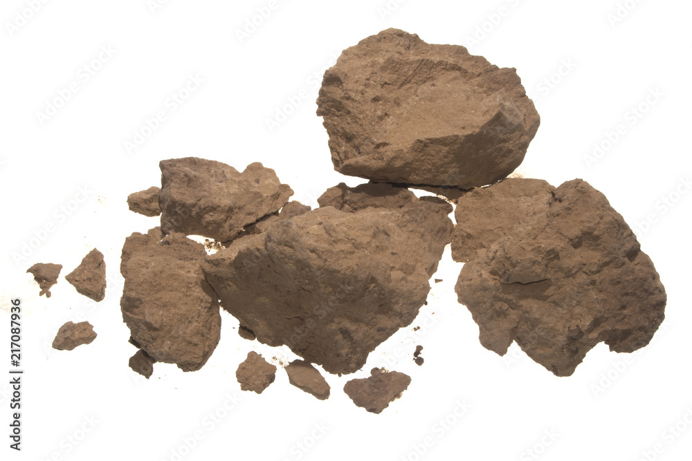 clay isolated on white background clay isolated on white background