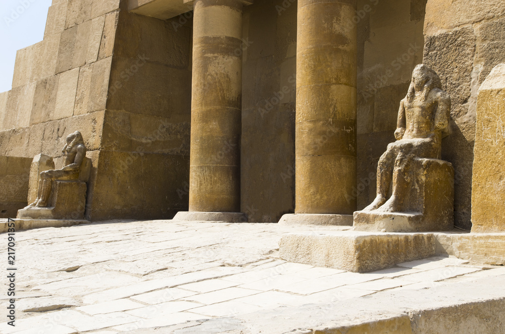 Entrance to the ancient Egyptian temple