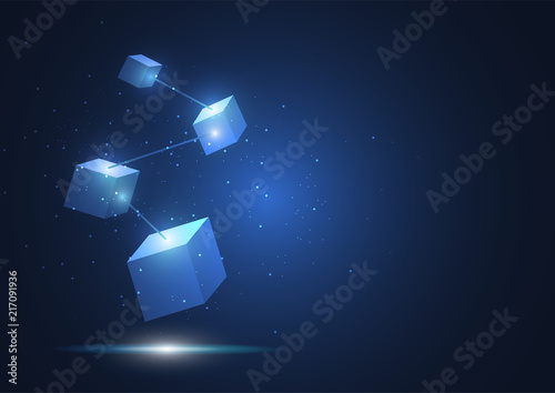 Internet connection, abstract sense of science and technology graphic design.