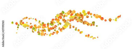 Autumn Flying Leaves