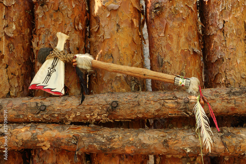 Tomahawk axe made of bone