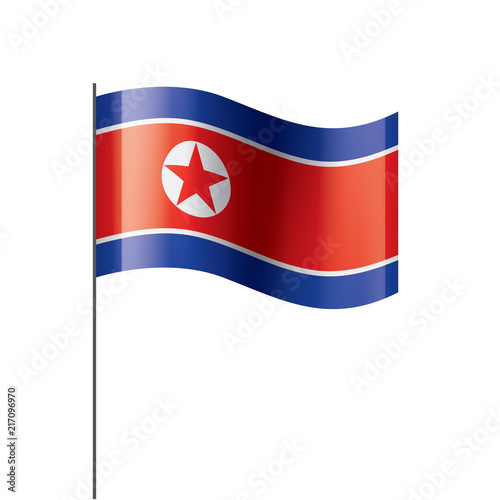 Free Download North Korea flag, vector illustration on a white background - GFXLoad