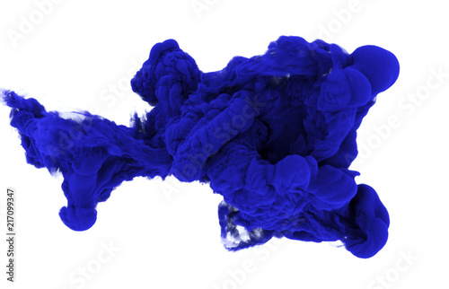 Textured blue paint.