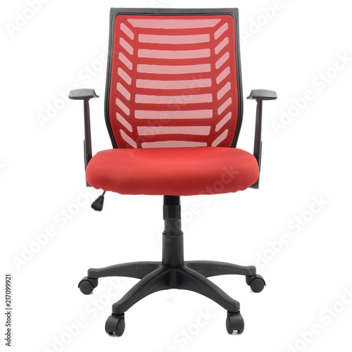 Red office chair