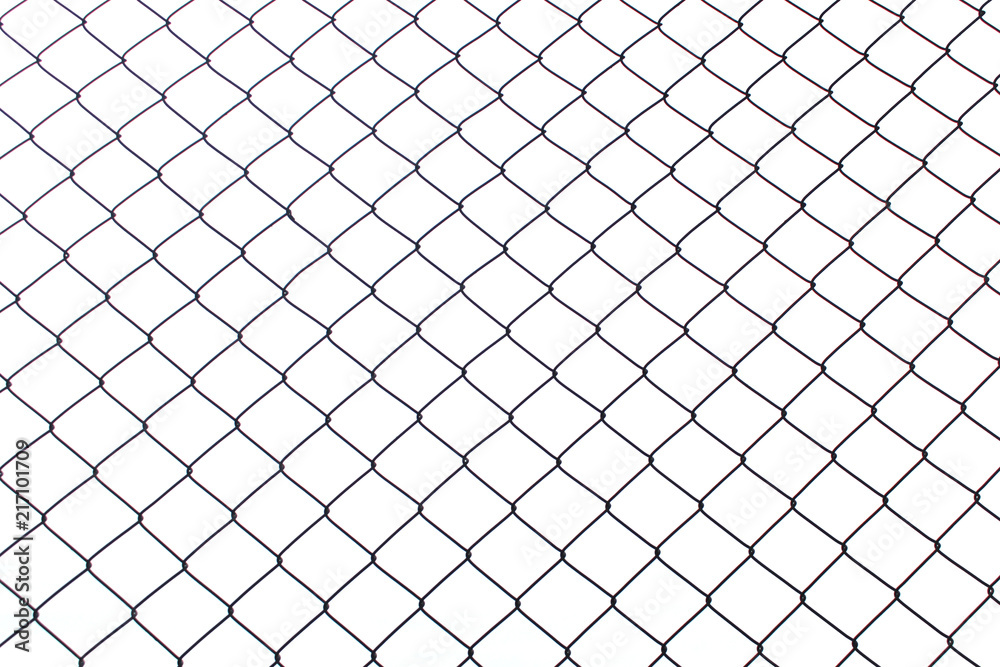 Metal net isolated on white background. photo. object Metal net isolated on white background. photo. object