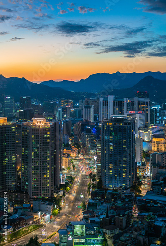 Myeongdong, Seoul, South Korea.
