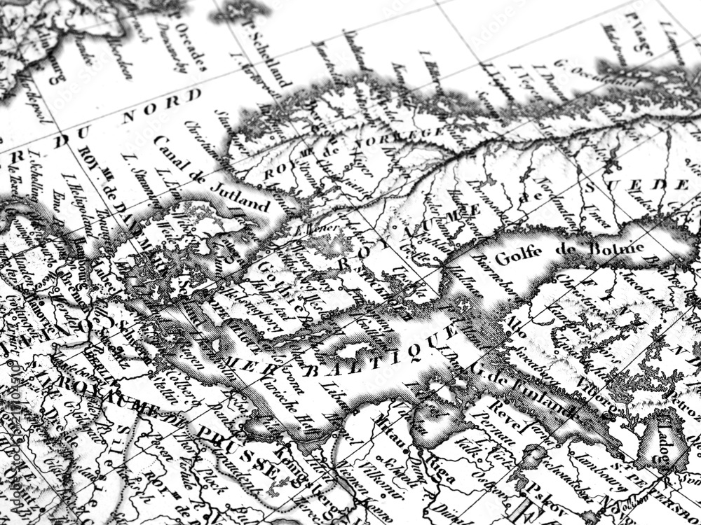 古地図　北欧