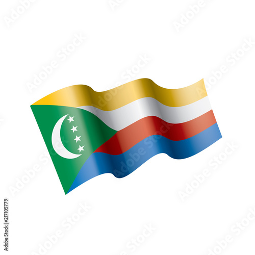 Free Download Comoros flag, vector illustration on a white background - GFXLoad