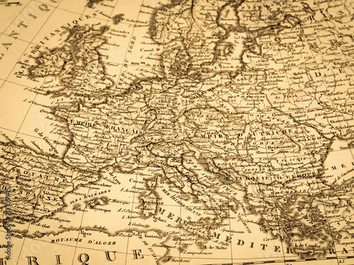 Wallpaper Mural 古地図　ヨーロッパ Torontodigital.ca