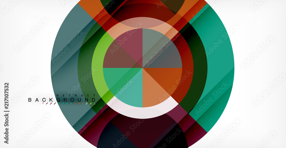 Vector circle abstract background Vector circle abstract background
