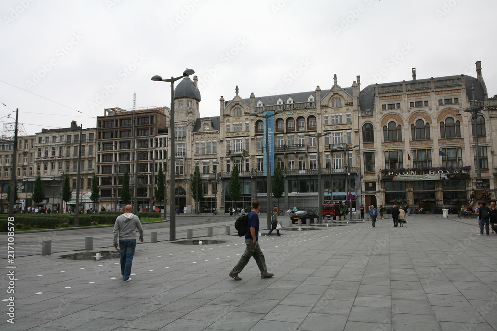 The city of Antwerp is a major port, the industrial center of Belgium and the capital of the world's diamonds.
