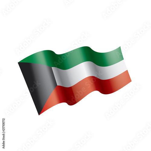 Free Download Kuwait flag, vector illustration on a white background - GFXLoad