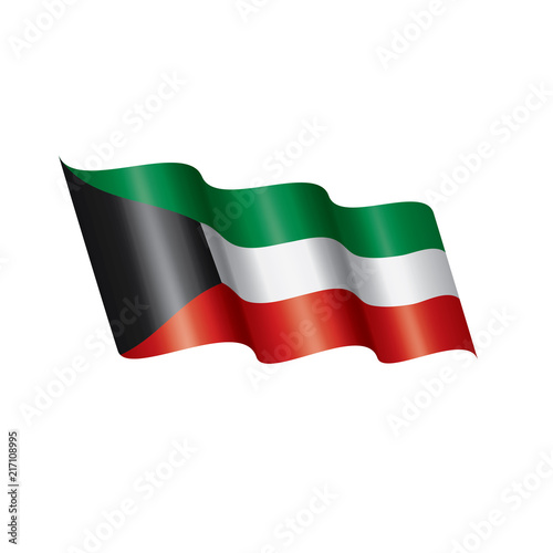 Free Download Kuwait flag, vector illustration on a white background - GFXLoad