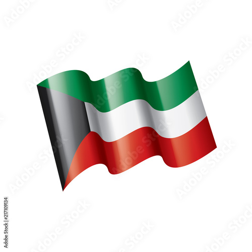 Free Download Kuwait flag, vector illustration on a white background - GFXLoad