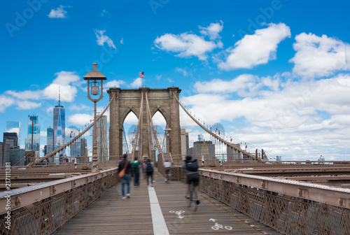 Brooklyn bridge in New York city