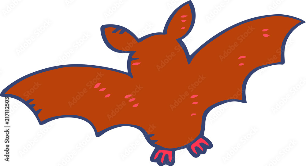 Fototapeta premium Halloween Illustration of Bat