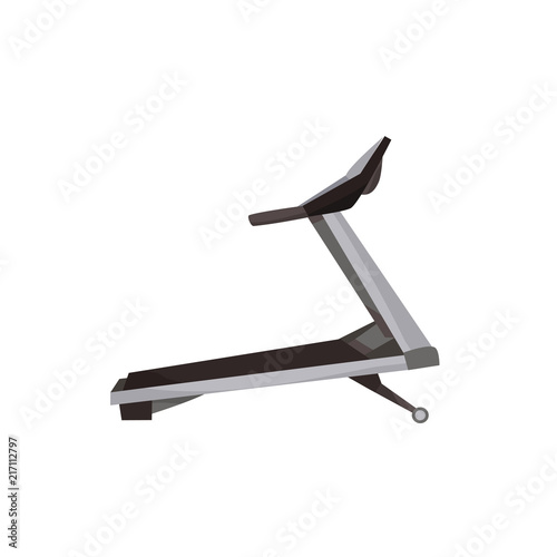 Treadmill on a white background