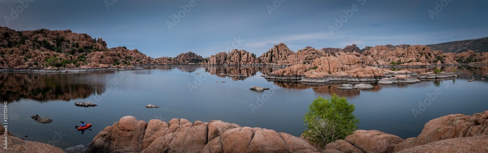 panoramic of Watson Lake