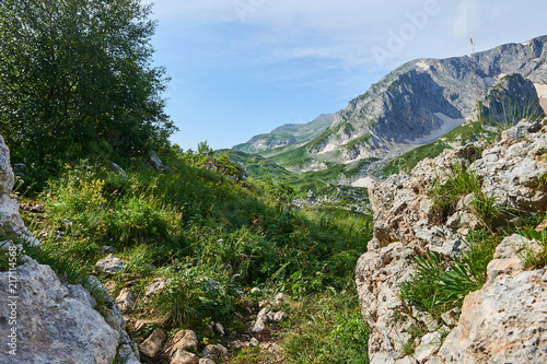 The Caucasus mountains in Russia